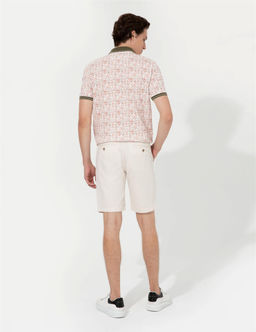Ekru Slim Fit Bermuda _ort - Pierre cardin фото 4
