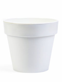 Кашпо со вставкой Порто, 3.5 л, d=20 см, h=19 см, пластик, белое