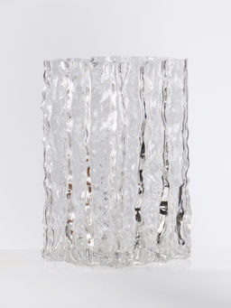 Ваза «Силвио», 20.5×15 см, стекло, прозрачная