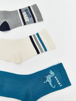 Desenli Erkek ?ocuk Soket ?orap 5li