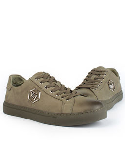 03-P255-4A GREEN Кроссовки мужские (натуральная замша) - Фабричный китай фото 10