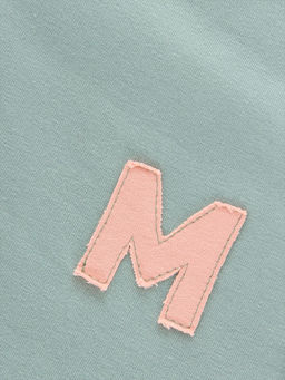 Брюки на резинке из кашкорсе для девочки UD 0855 мята/персик - Mini maxi фото 13