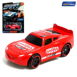 Машина металлическая Дрифт, инерция, 1:64, МИКС