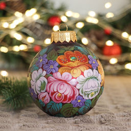 Набор из 2-х ёлочных шаров d=10 см Вдохновение - Simaland фото 3