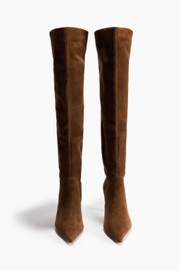 Botas a la rodilla en serraje afelpado - H&m фото 4