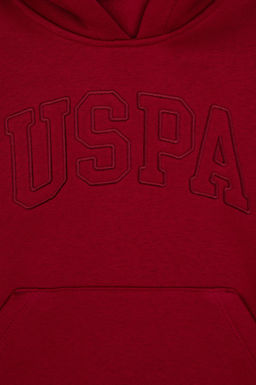 K_z _ocuk Pembe Kap__onlu _ardonlu Basic Sweatshirt Sepette S_rpriz _ndirim - U.s. polo assn фото 3
