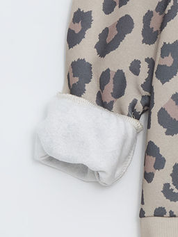 Leopar Desenli K?z ?ocuk Sweatshirt - Waikiki фото 2