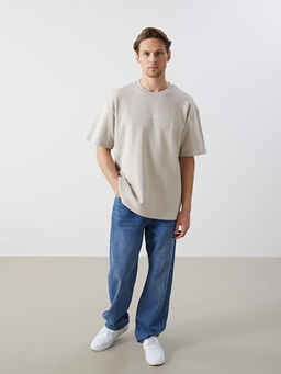 Bisiklet Yaka K?sa Kollu Nak??l? Erkek Ti??rt