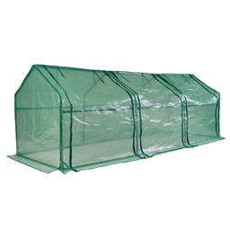 UGH-S33 L270 GREEN/GREEN Парник уличный, 270x90x90см. Металлическая труба в ПВХ, цвет зеленый. Тент из армированного полиэтилена 135г/м2, цвет сетки зеленый. TM ФитоЛето - Volpe фото 2