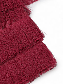 Бахрома одинарная, 6.5 см, 20 м±0.5, бордовая