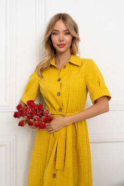 !!ЛЕН 95%!!! Платье 5696 - Open-style фото 10