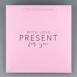 Пакет подарочный квадратный, упаковка, «Подарок для тебя», 30×30×30 см