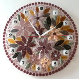 Настенные часы Сиреневые - Стрекоза фото 8