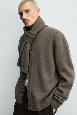100% WOOL CARDIGAN - Zara фото 5