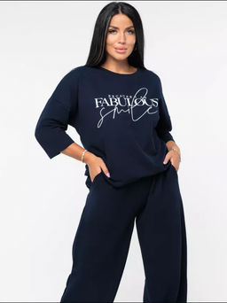 Костюм "Надпись" синий