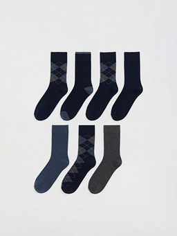 Desenli Erkek Soket ?orap 7li Paket