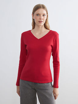 V Yaka Uzun Kollu Kad?n Ti??rt