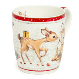 НАБОР ПОСУДЫ LEFARD C НОВЫМ ГОДОМ 3 ПР.: САЛАТНИК 800 МЛ, ТАРЕЛКА 19 СМ, КРУЖКА 400 МЛ  фото 3