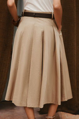 CONTRAST BELTED DRESS - Zara фото 11