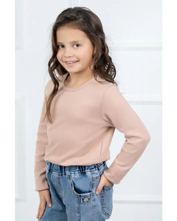 Лонгслив дл/рук ИН, цвет св.Коричневый, 100%х/б