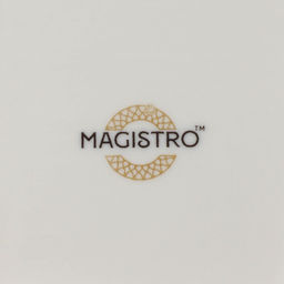 Тарелка глубокая Magistro La Perle, 1 л, d=22.5 см, фарфор, белая