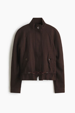 Chaqueta oversize en mezcla de lino - H&m фото 3