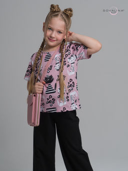 Костюм Лето коты лео-черный - Sovalina фото 9