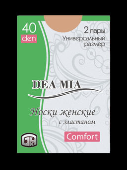 Цена за 2 пары Носки полиамидные Conte elegant natural