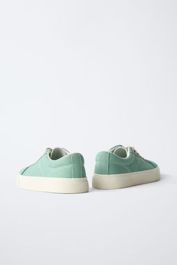 BAMBA CORDONES / Verde - Zara фото 6
