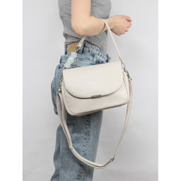 Сумка женская искусственная кожа GT-L 63663-L 815-601, 1отд+еврокарм, плечевой ремень, св.серый SALE 260922 - Adelia фото 5