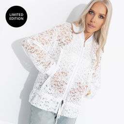Бомбер кружевной, Эпичный шик (white)