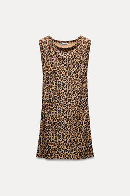 ANIMAL PRINT LONG KNIT TOP - Zara фото 5