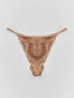 Цена за 2 штуки! Трусы бразилиана женские кружевные - Mark formelle фото 7