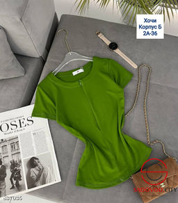 Футболка женская однотонная