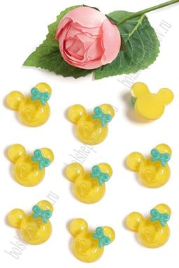 Кабошон "Мультик" (50 шт) SF-5716, желтый