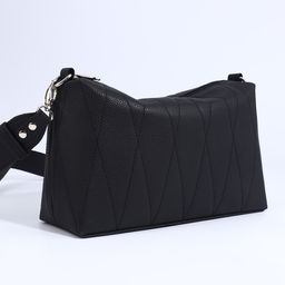 Сумка женская через плечо TEXTURA, средний размер, цвет чёрный  фото 3