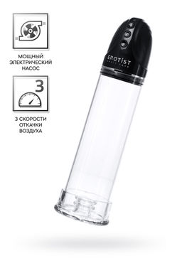 Помпа для пениса Erotist Man up pump, ABS пластик, прозрачная, 30 см