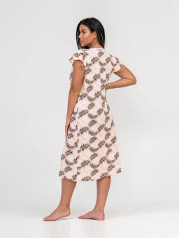 Ночная сорочка женская, цвет оранжевый