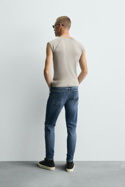 RIPPED SKINNY FIT JEANS - Zara фото 3