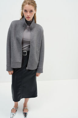 Cardigan efecto neopreno con cremallera - H&m фото 2
