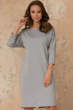 Платье 026/7 серый/меланж