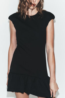 RUFFLED HEM MINI DRESS - Zara фото 7