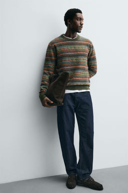 GEOMETRIC JACQUARD JUMPER