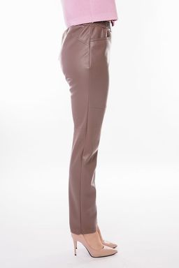 NOBBY, Женские брюки 794-500/2 (кофе) (эко-кожа)  фото 4