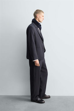 LIMITED EDITION 100% WOOL PINSTRIPE BLAZER - Zara фото 4