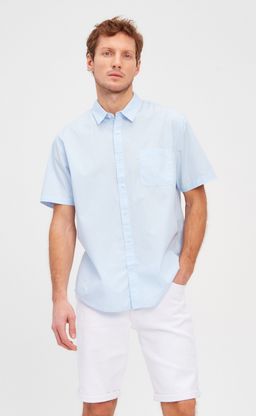 Рубашка к/р F311-0450-1 pale blue - Fine joyce фото 2