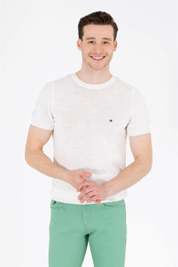 U. S. Polo Assn Мужской свитер цвета экрю - U.s. polo assn фото 2