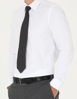 Beyaz Slim Fit Uzun Kollu Basic G_mlek - Pierre cardin фото 6