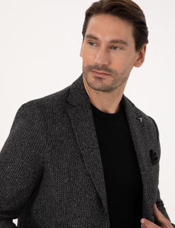 Siyah Slim Fit Ceket - Cacharel фото 2