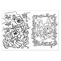 Раскраска Сказочные единорожки, 16 стр., формат А4 - Буква-Ленд фото 3